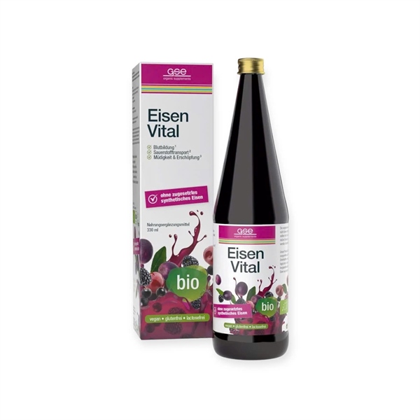 Siro bổ sung Sắt từ thực vật hữu cơ cho trẻ em GSE 330ml