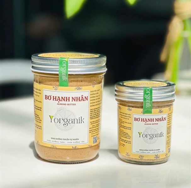 Bơ Hạnh Nhân 200gr Yorganik