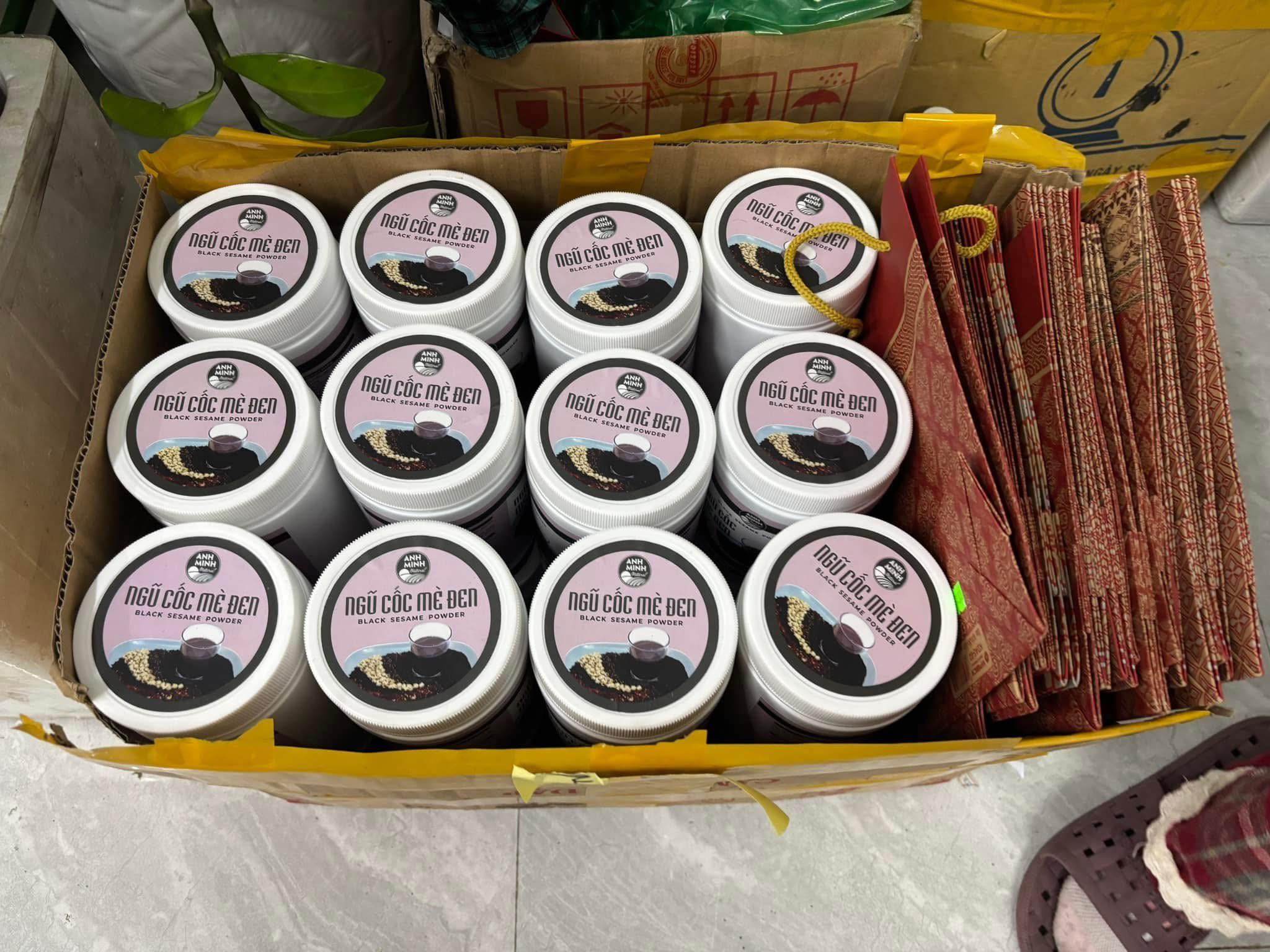 Ngũ Cốc Mè Đen bổ Tuỷ, Bổ Thận 500gr ( Hộp)
