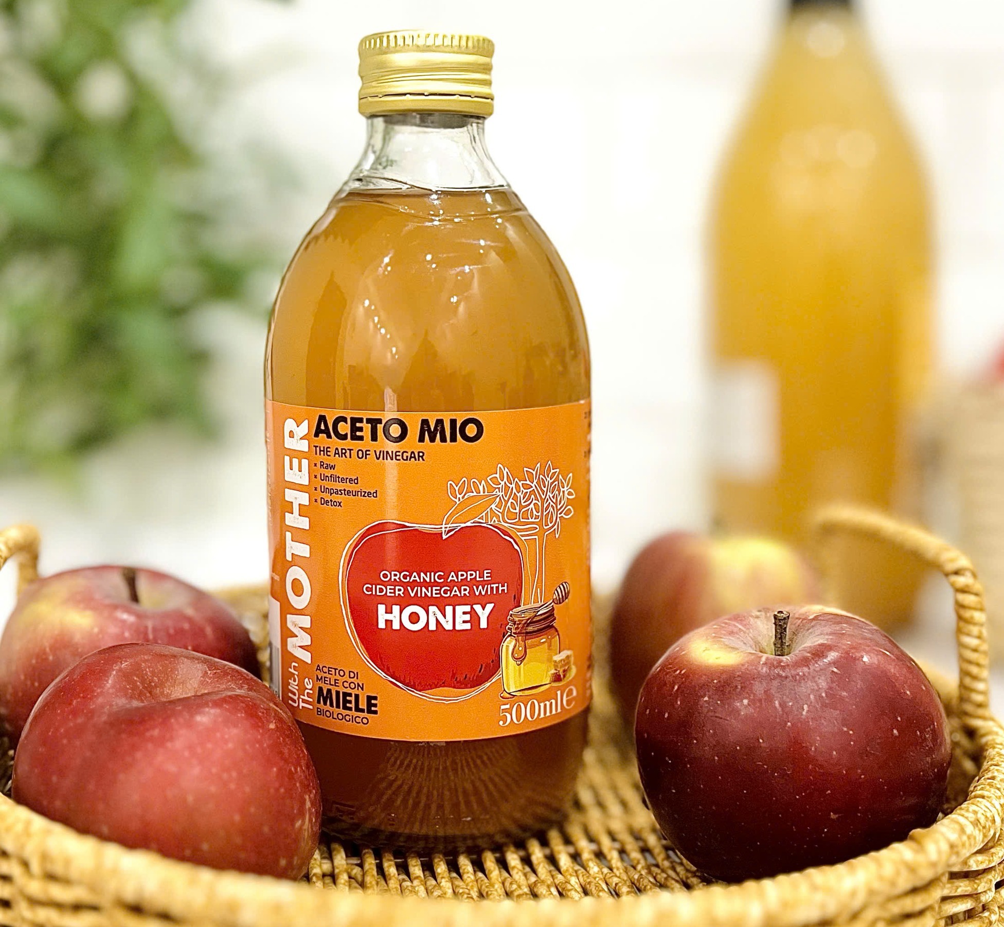 Giấm Táo Mật Ong Aceto 500ml