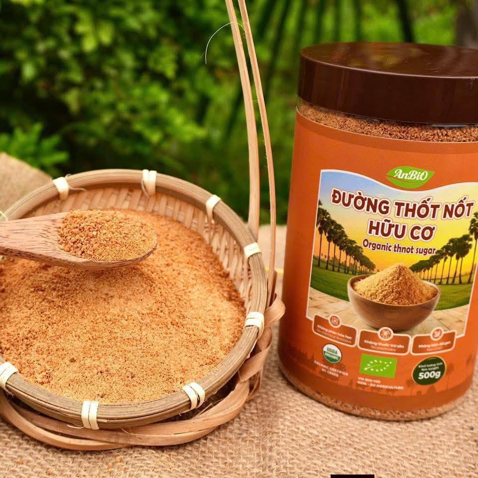 Đường thốt nốt hữu cơ Anbio 500gr