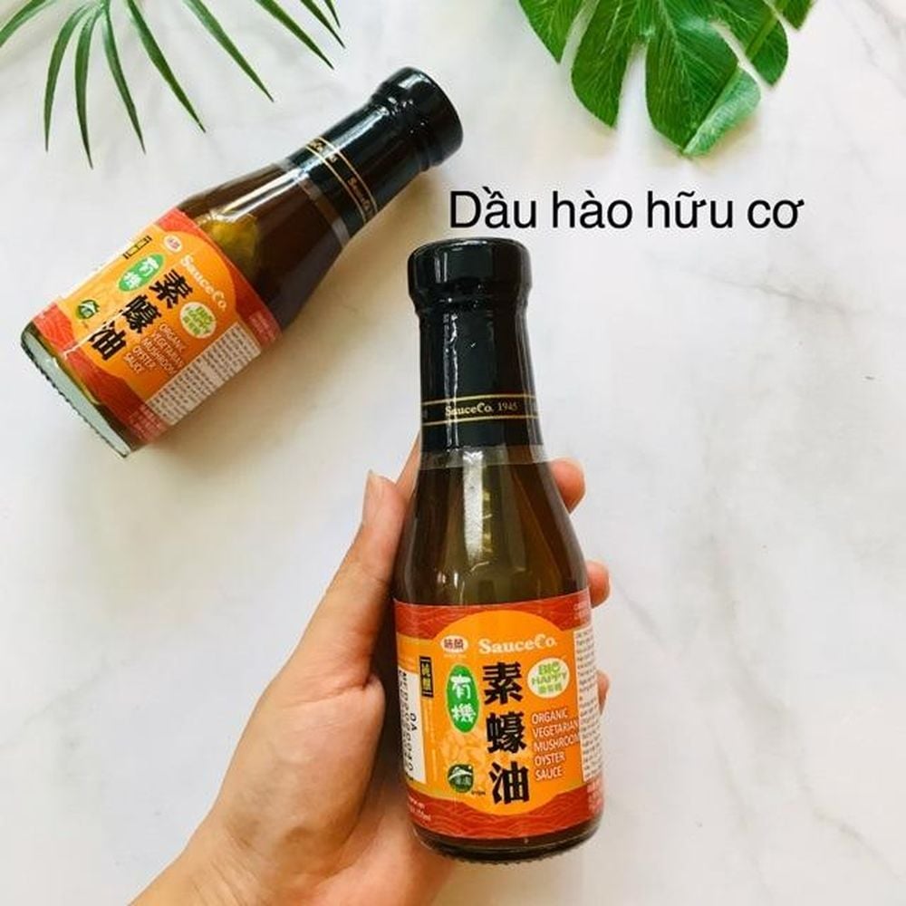 DẦU HÀO NẤM CHAY HỮU CƠ SAUCECO 155ML HÀNG ĐÀI LOAN