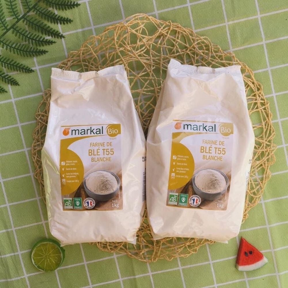 Bột mì trắng đa dụng hữu cơ T55 Markal 1kg