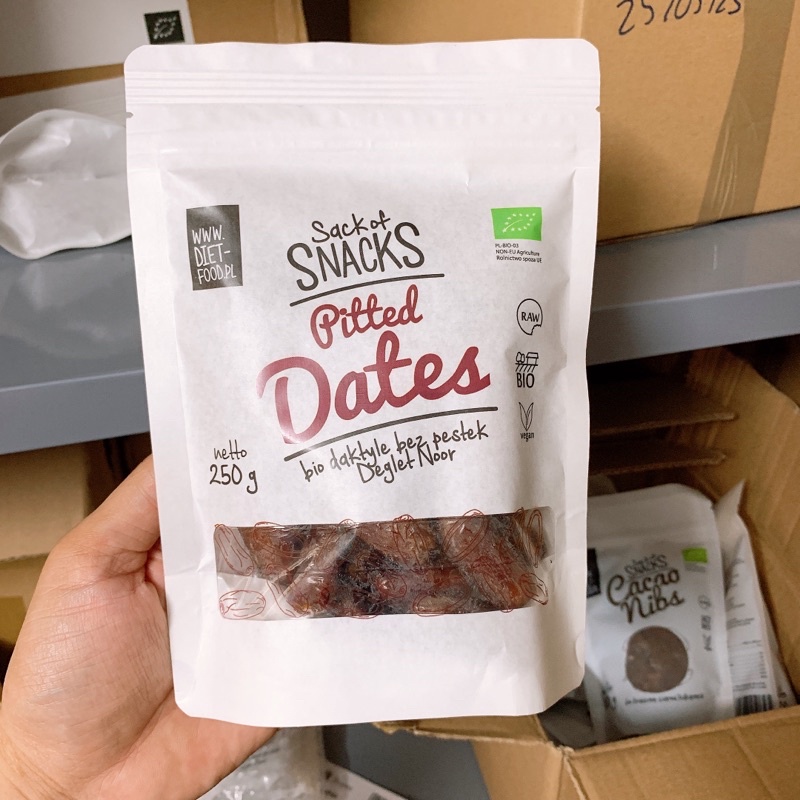 Chà Là Tách Hạt Hữu Cơ  250gr
