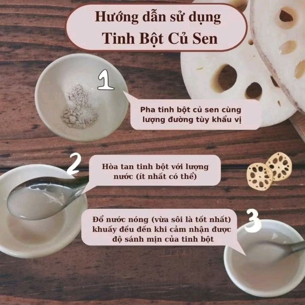 Tinh củ sen Hồng 500gr
