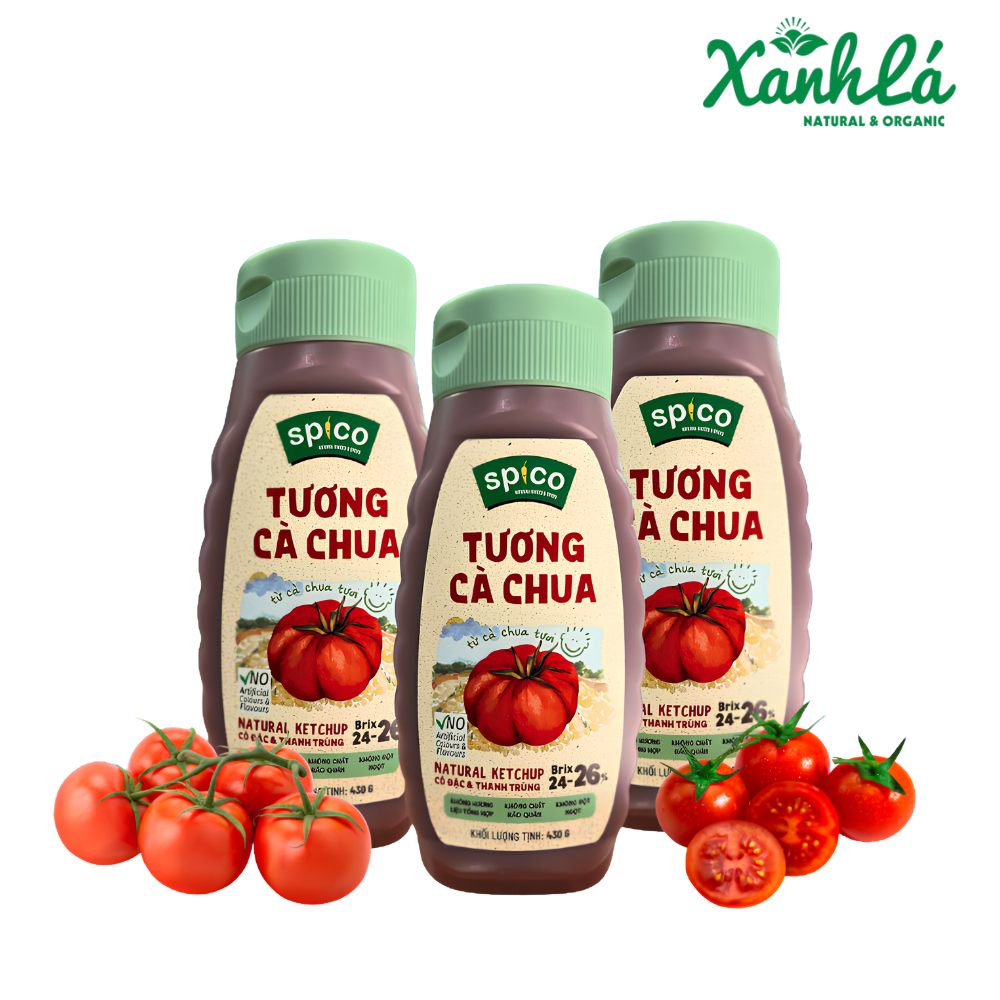 Tương Cà Chua Spico Brix 26 -430gr ( Chai )