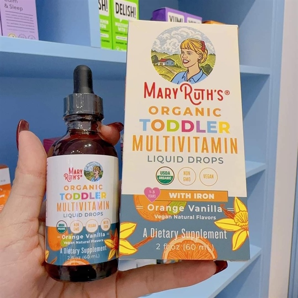 Muitivitamin + Sắt hữu cơ cho 1_3 tuổi Mary Ruth