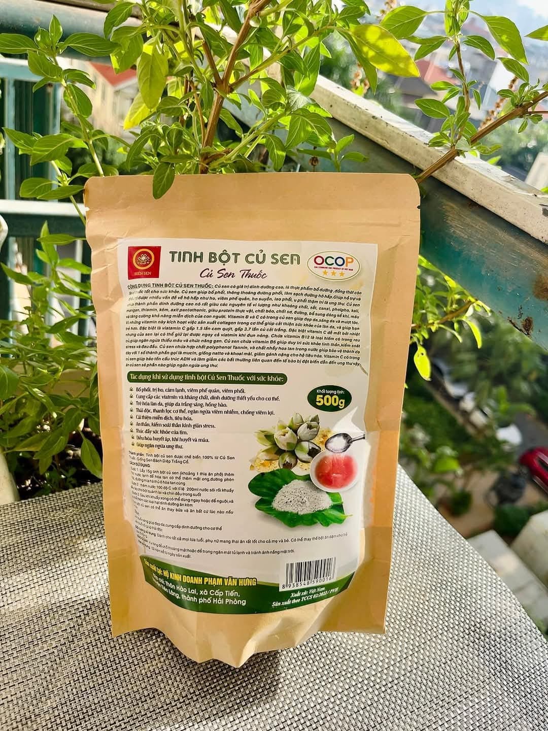 Tinh Bột Củ Sen LÊ BIỂN 500gr ( Túi )