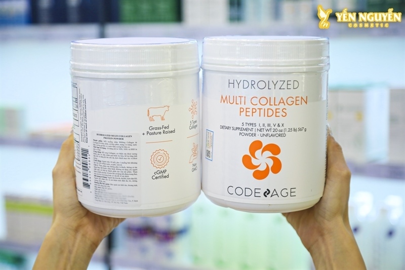 BỘT CODEAGE HYDROLYZED MULTI COLLAGEN PEPTIDES LIPOSOMAL 567G ( Hộp)