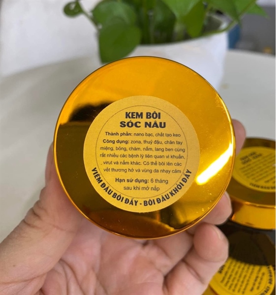 KEO BÔI SÓC NÂU ( Thuỷ đậu, lang ben hắc Lào … 50gr