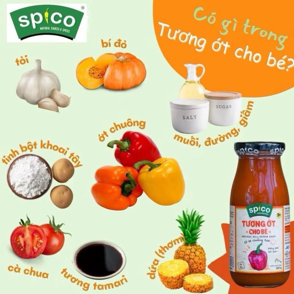 Tương ớt cho bé SPICO 260gr