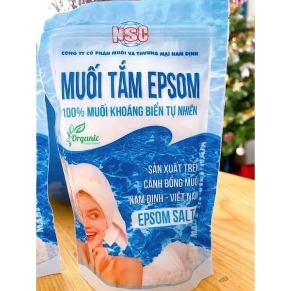 Muối Epsom muối Spa tắm rửa mặt và Dưỡng Da 200gr ( Túi)