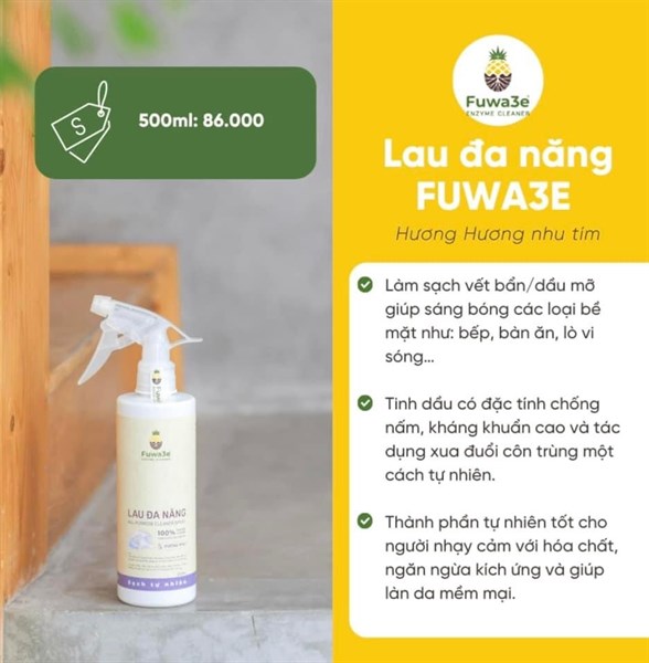 Lau đa năng Fuwa3e 500ml