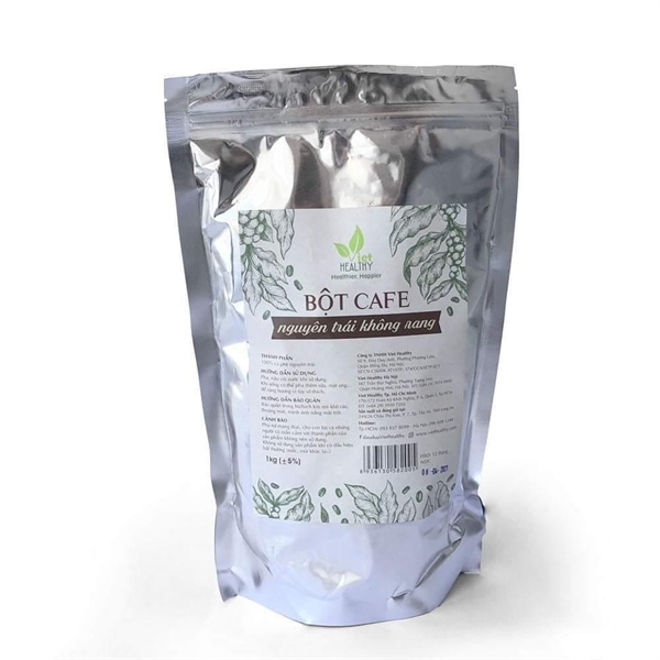 Bột Cà phê Nhân enema không rang 1kg