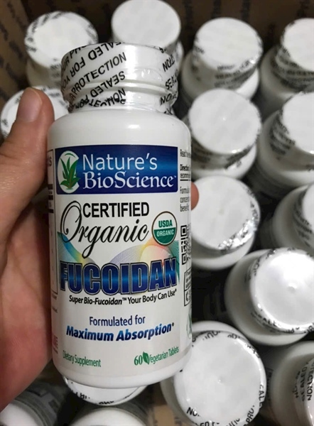 VIÊN FUCOIDAN hữu cơ CHỐNG UNG THƯ Nature's Bioscience 60v