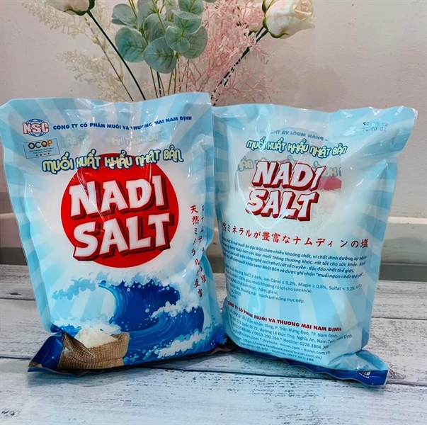Muối hạt sạch xuất khẩu Nhật Bản Nadi Salt