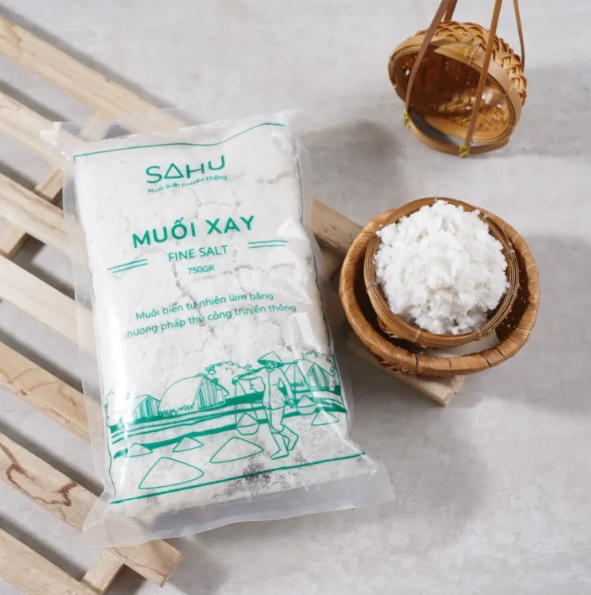 Muối xay 750gr SAHU ( gói)
