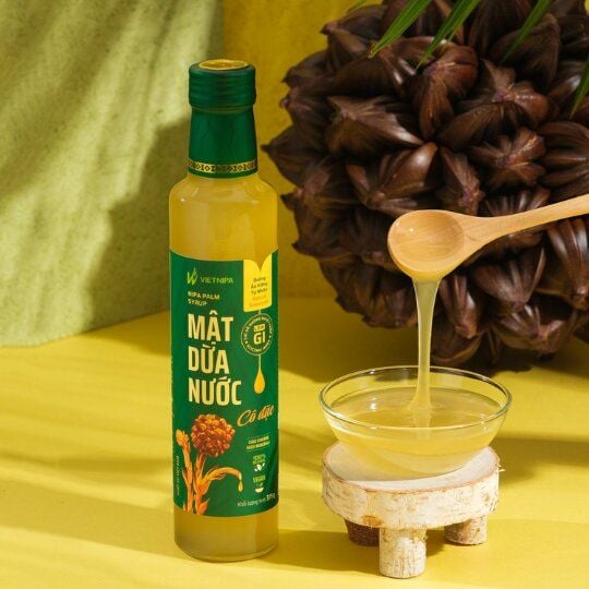 Mật dừa nước cô đặc 375gr ( Chai )