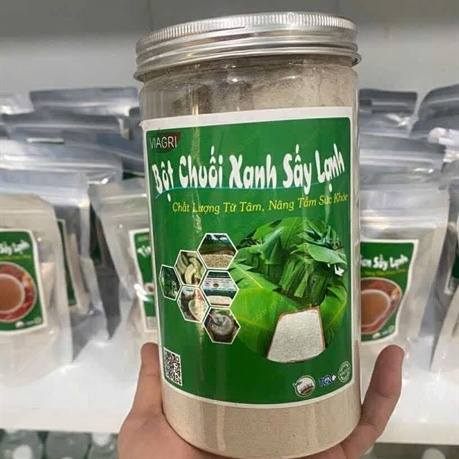 Bột Chuối Xanh Sấy Lạnh 500gr