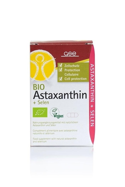 Viên uống chống lão hoá từ Astaxanthin hữu cơ GSE Hộp 45v ( Hộp)