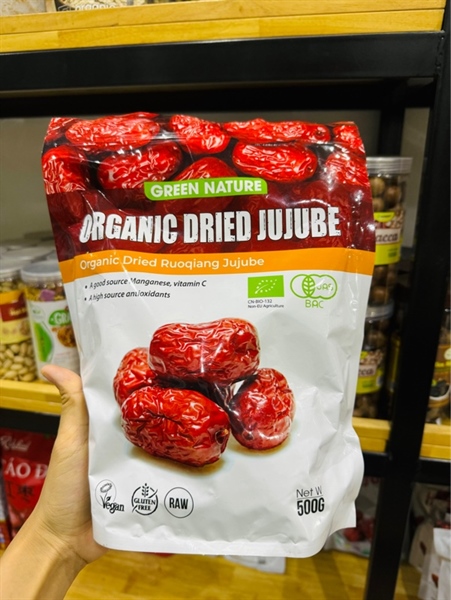 TÁO ĐỎ Ruoqiang hữu cơ 500gr