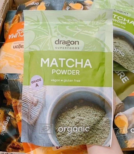 Bột Matcha hạng A Hữu cơ Dargon SF 100gr