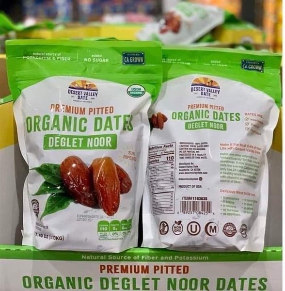 Chà là Hữu Cơ Mỹ 1.13kg
