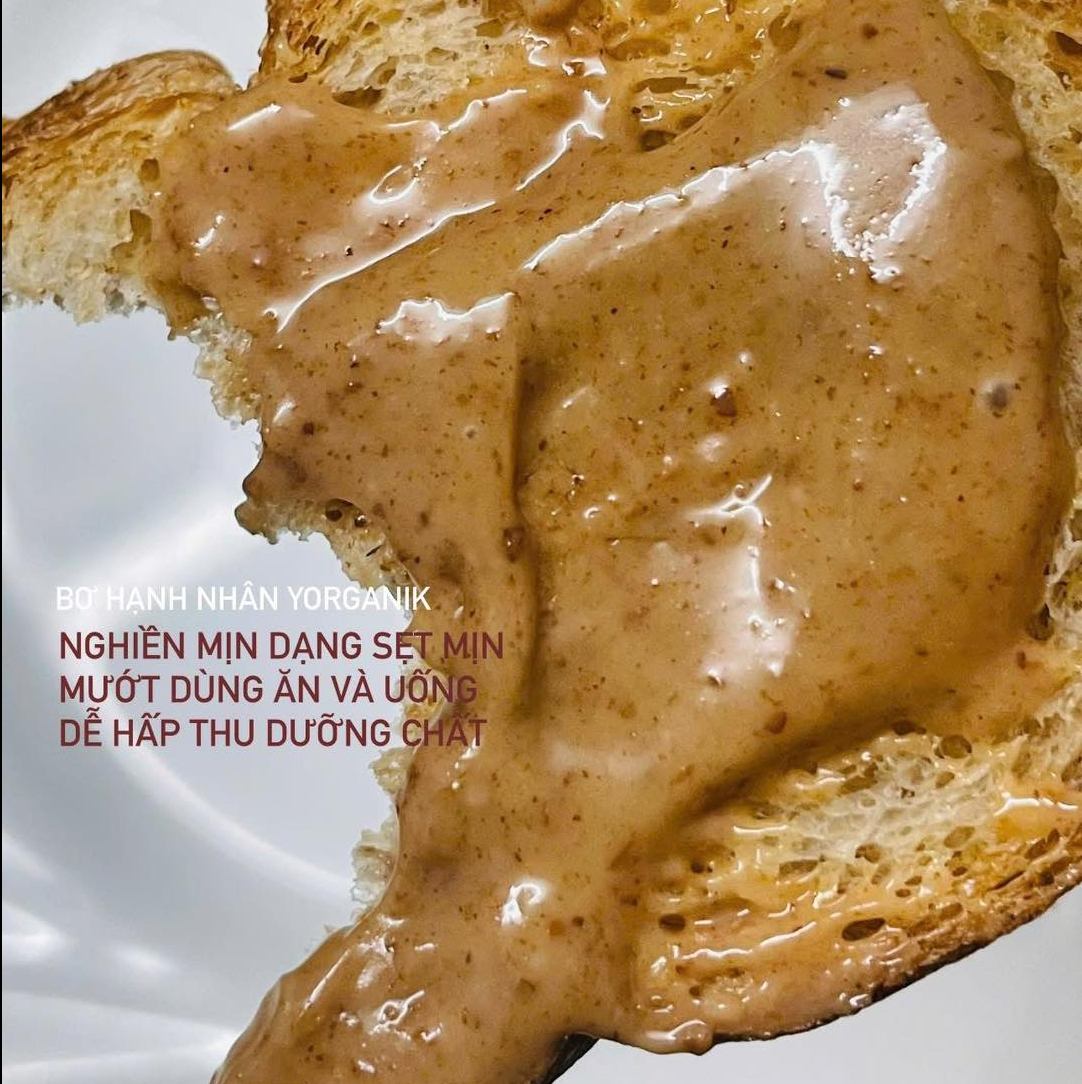 Bơ Hạnh Nhân 200gr Yorganik