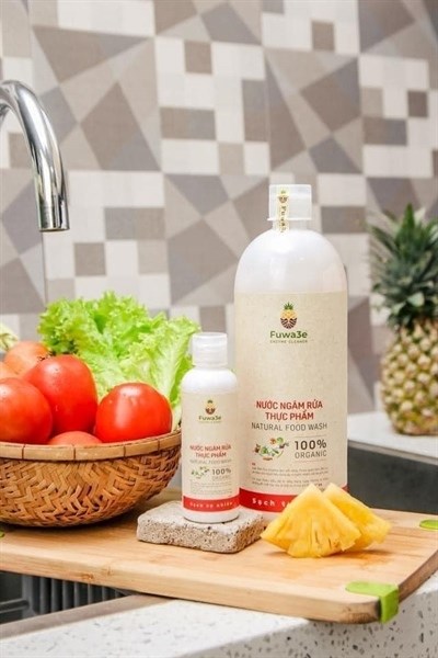 Nước ngâm rửa Thực Phẩm Fuwa3e 1 Lít