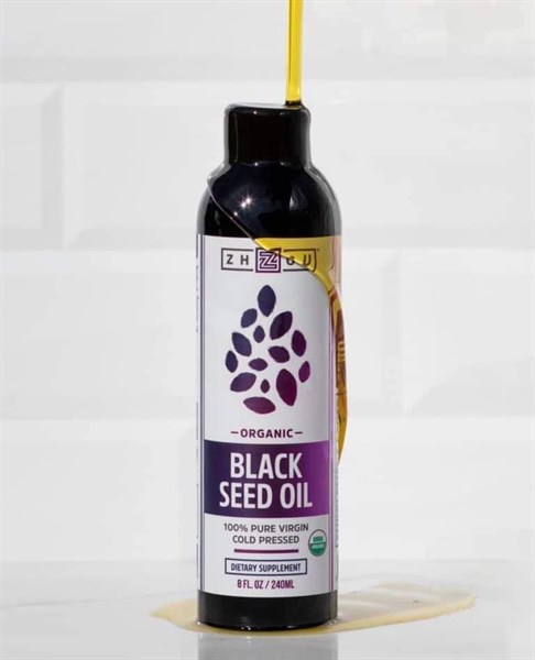 Dầu hạt thì là đen hữu cơ Zhou 240ml ( Lọ)