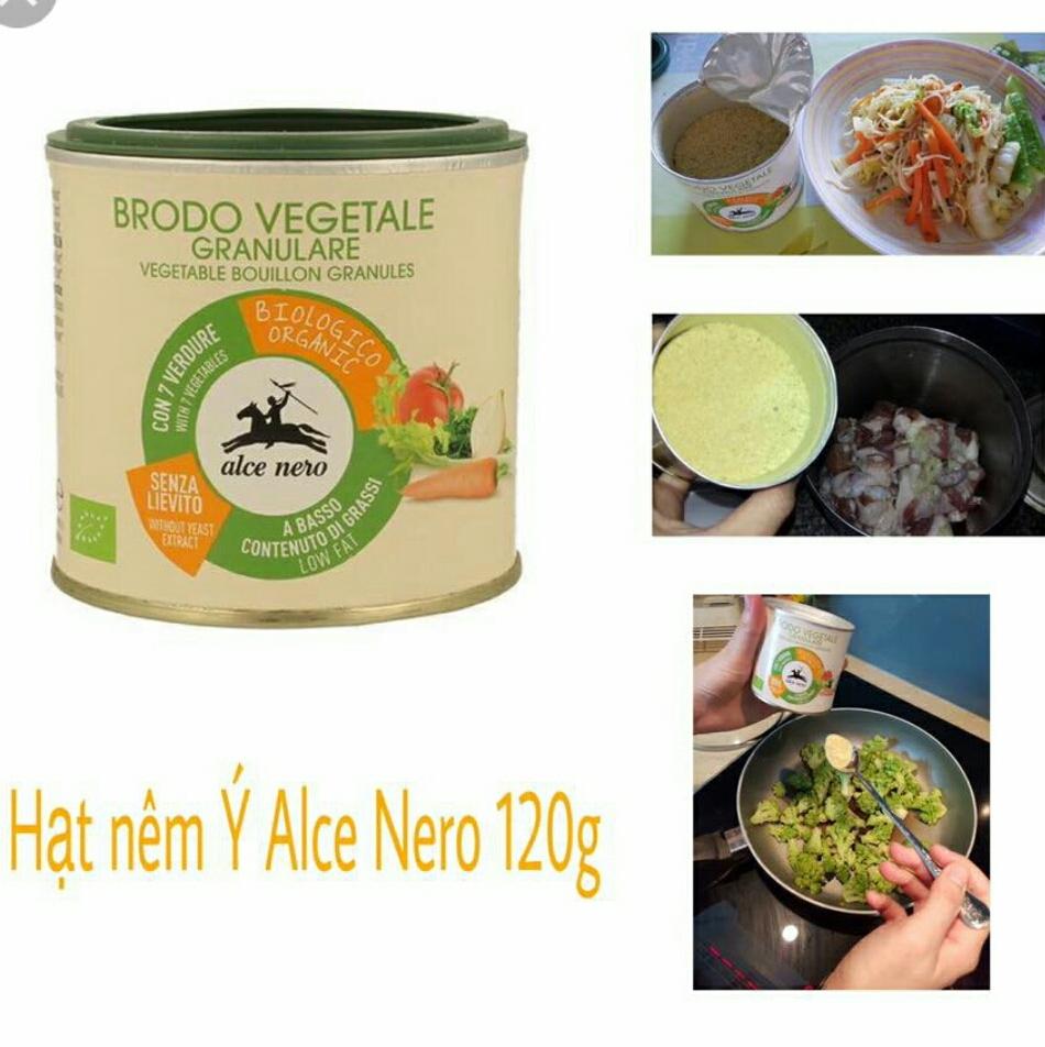 HẠT NÊM HỮU CƠ ALCE NERO 120G
