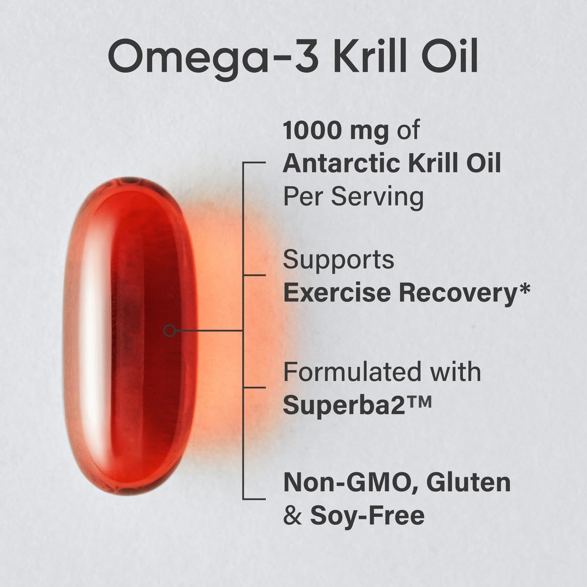 Omega 3 Nhuyễn thể Sports Research Omega-3 Krill Oil Double Strength 1000mg ( 60v )
