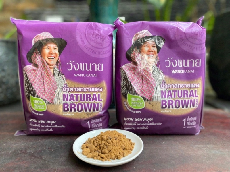 Đường mía thô hữu cơ Wangkanai Organic 500gr