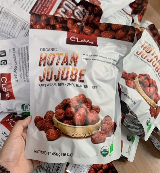 Táo ĐỎ HOTAN hữu cơ CLavie 450gr ( Túi )