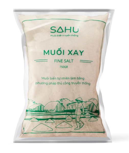 Muối xay 750gr SAHU ( gói)