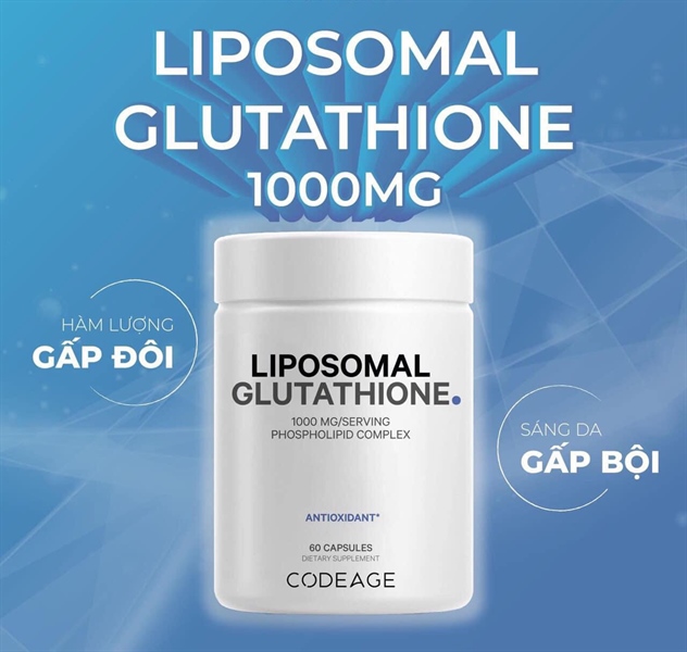CODEAGE LIPOSOMAL GLUTATHIONE 1000MG 60 VIÊN