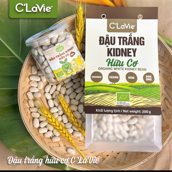 Đậu trắng Kidney hữu cơ C Lavie 200gr