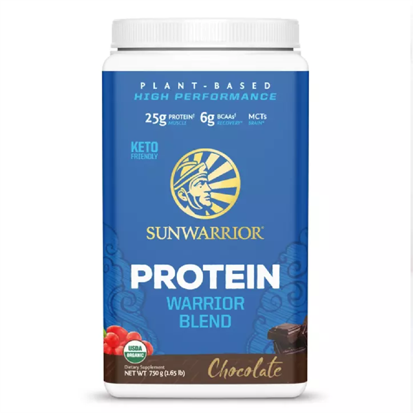 Protein thực vật hữu cơ Sunwarrior Warior blend chocolate 750gr( hộp)