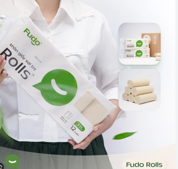 Giấy cuộn FUDO Roll 4 lốc 12 cuộn