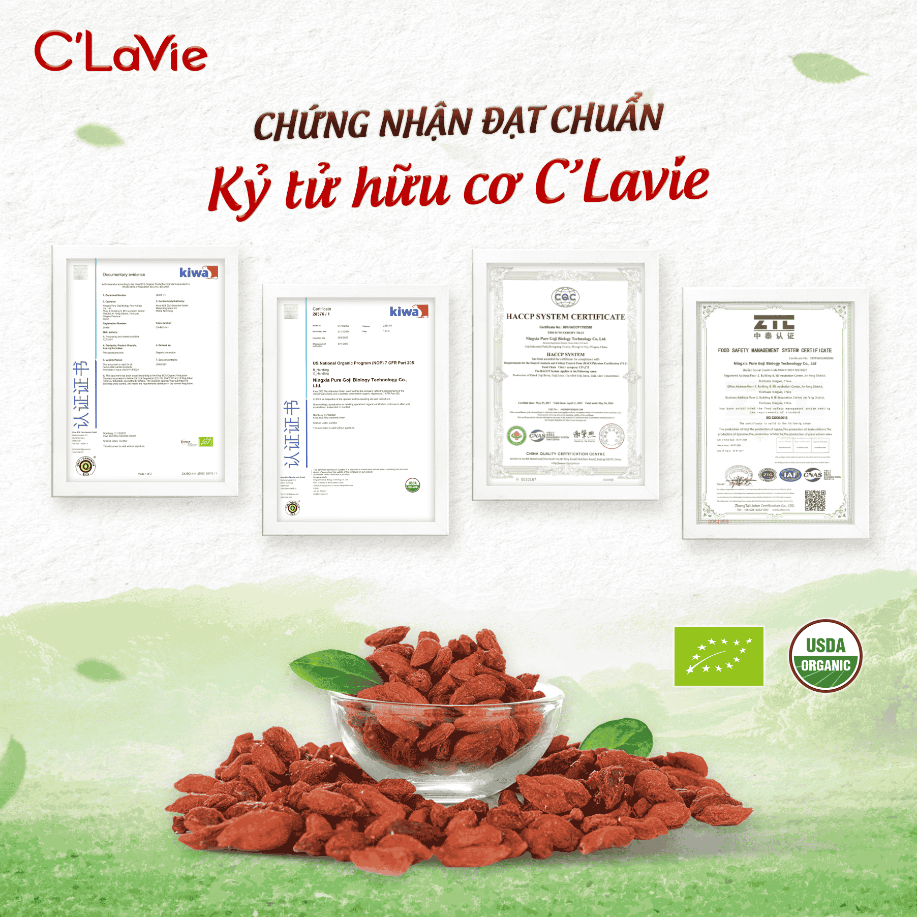 Kỉ Tử Hữu Cơ 170gr