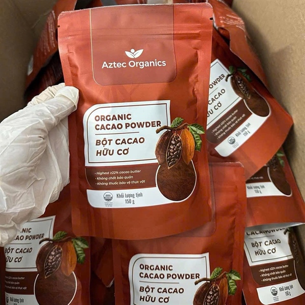 Bột Cacao Aztec Organic 150gr ( Gói )
