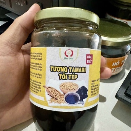 Tương Tamari Tỏi Tép 7 năm 320gr ( Lọ Thuỷ Tinh)