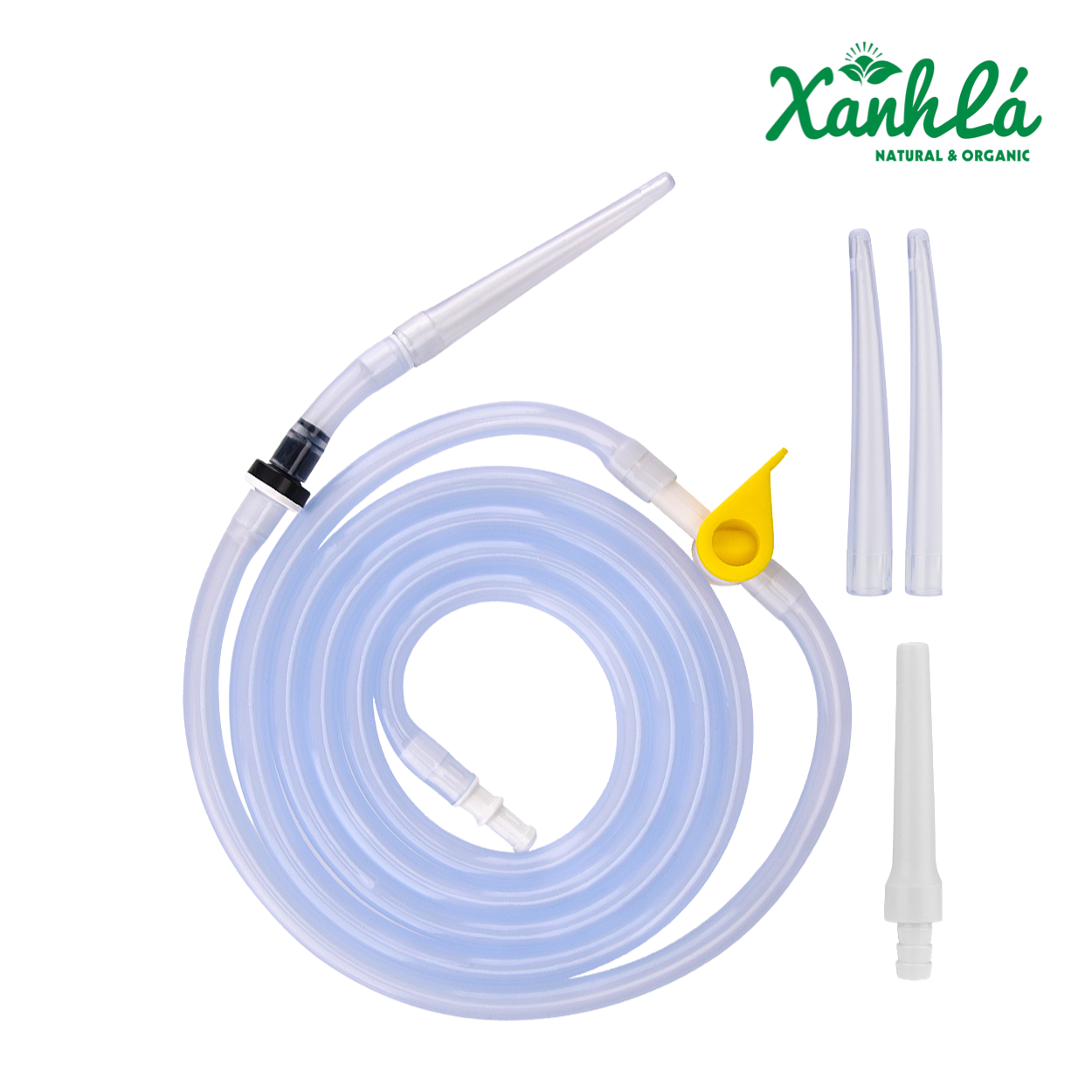 Dây truyền silicone có van khóa ( có 4 đầu thụt )