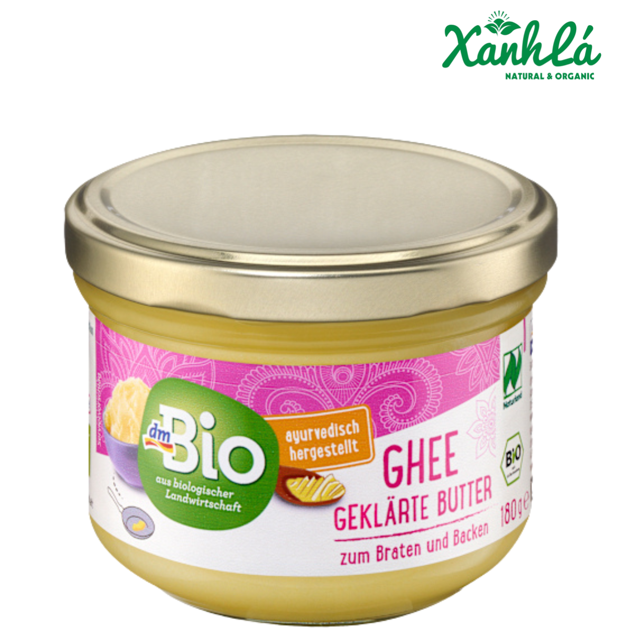 BƠ GHEE HỮU CƠ CHO BÉ DM BIO/ENER BIO ĐỨC- 180GR