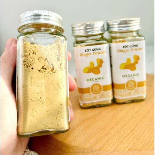 Bột GỪNG hữu cơ VINASAMEX 50gr