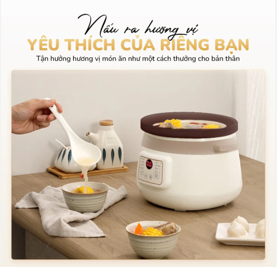 Nồi Nấu Chậm Unie 3 Lít