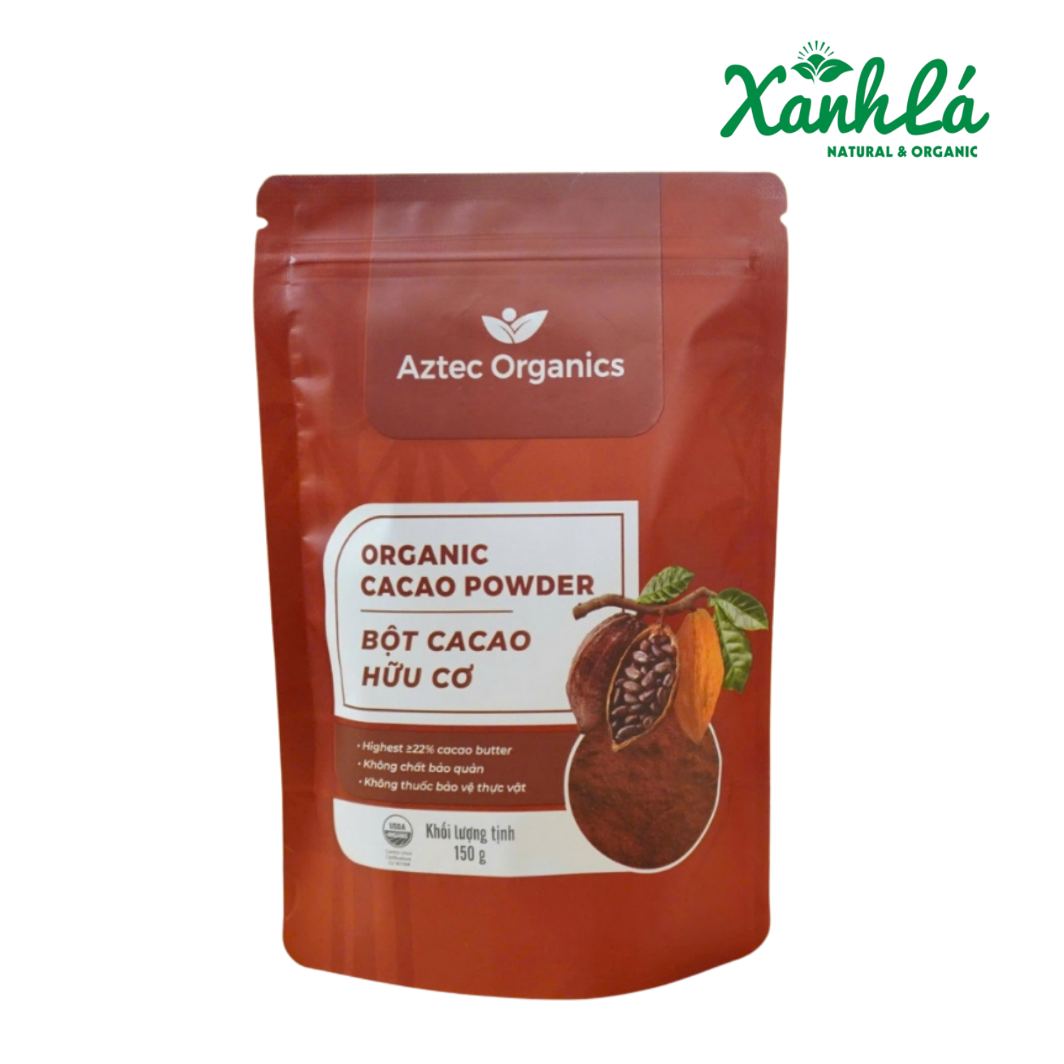 Bột Cacao Aztec Organic 150gr ( Gói )