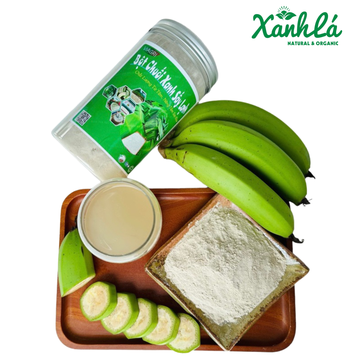 Bột Chuối Xanh Sấy Lạnh 500gr