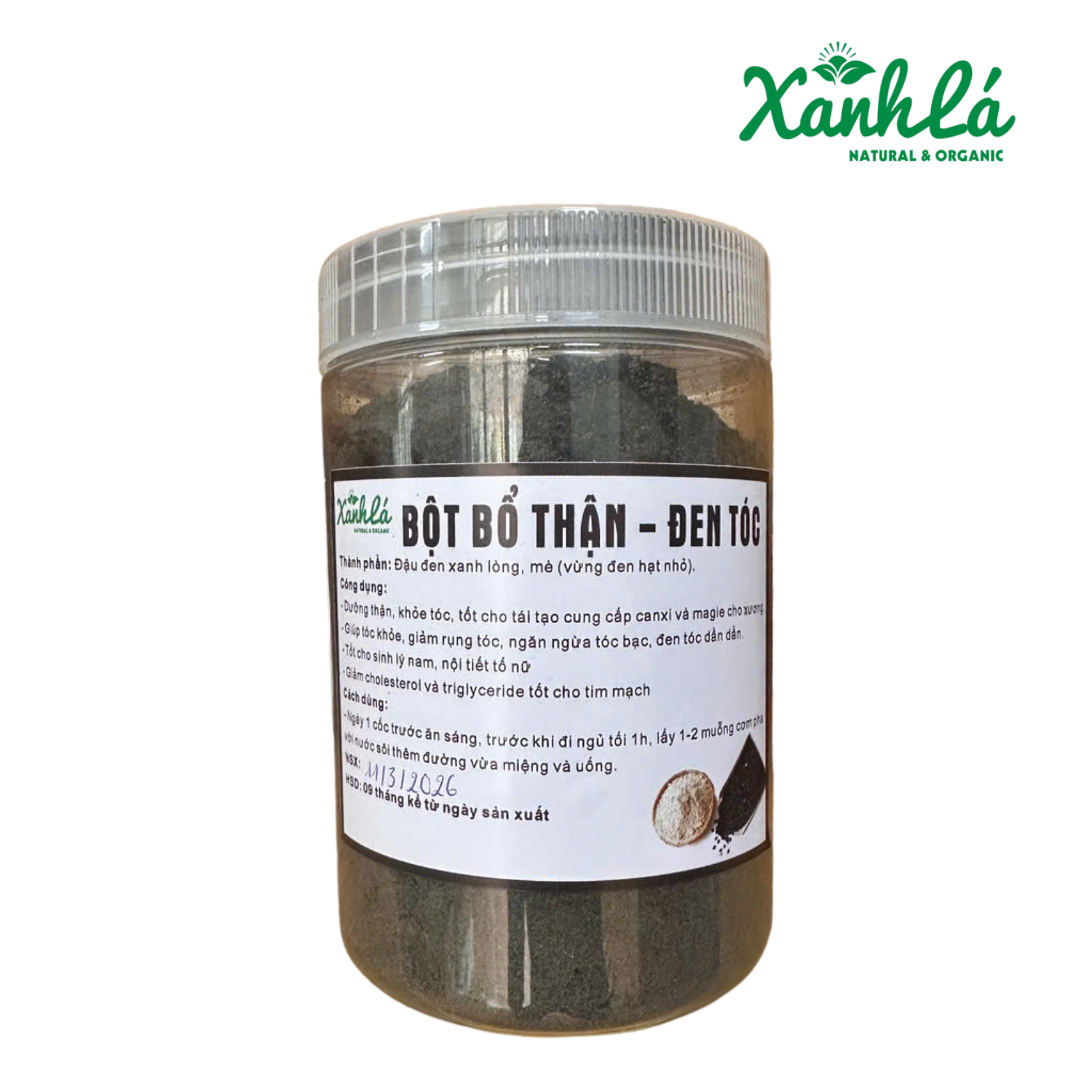 Bột Mè Đen Mix Đậu Đen 1kg