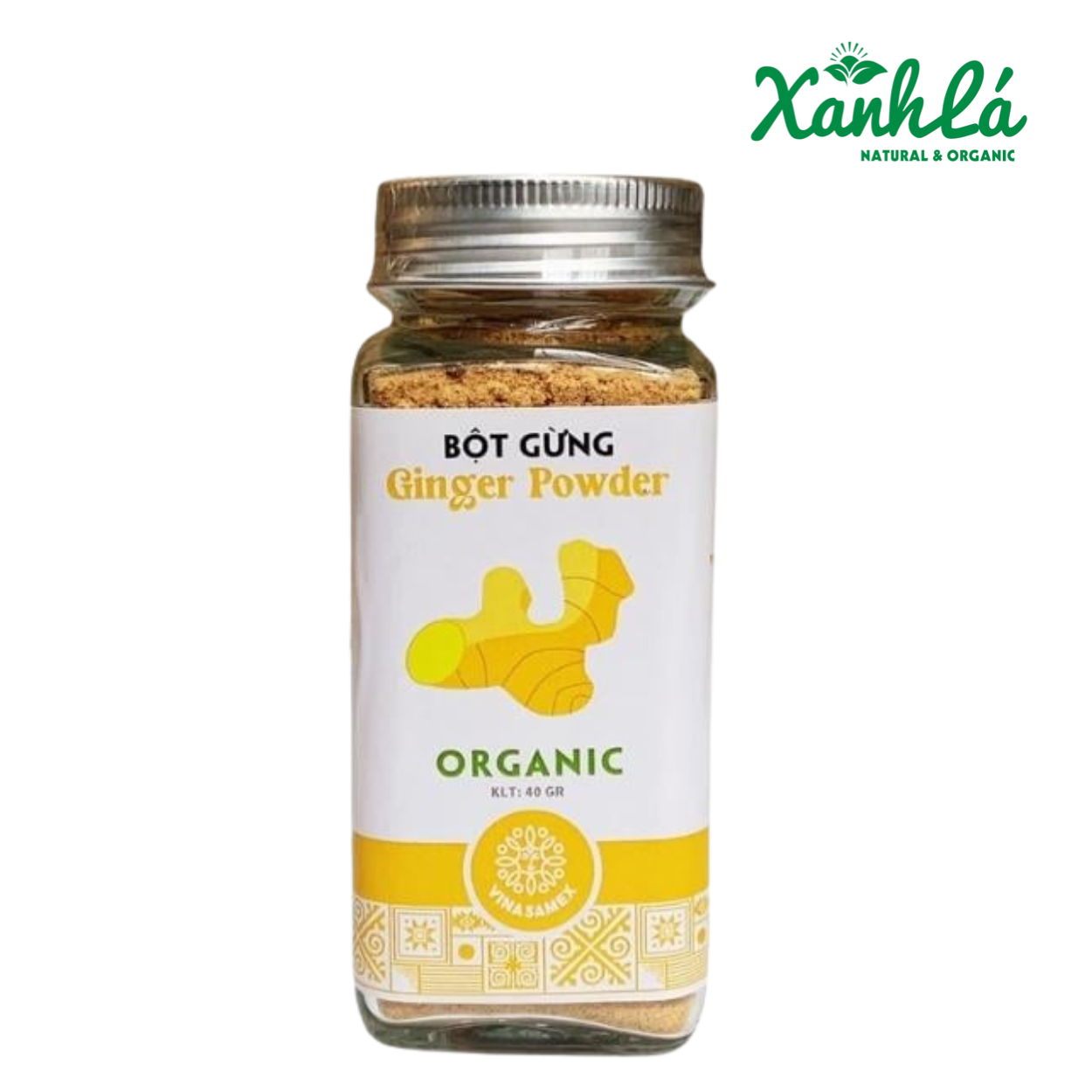 Bột GỪNG hữu cơ VINASAMEX 50gr